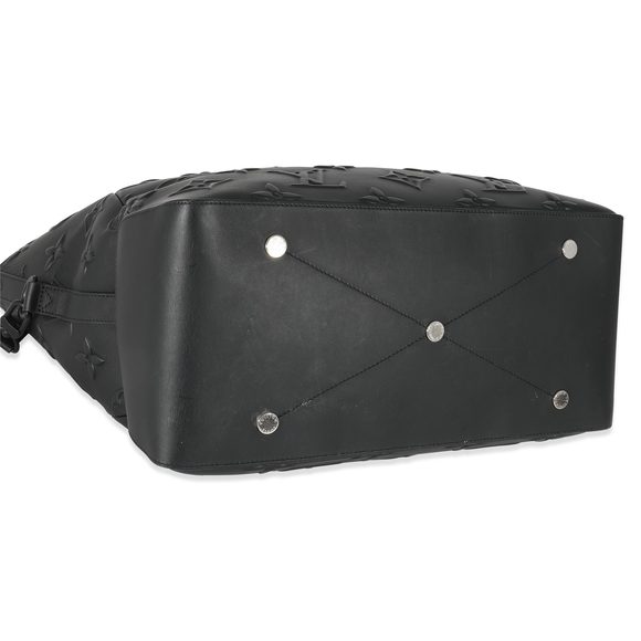 Louis Vuitton Black Monogram Cowhide Catwalk Steamer Tote - Picture 3 of 3